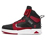 funifuni Motorradstiefel aus Leder für Damen und Herren – Straßenreitschuhe, rutschfeste Schuhe mit seitlichem Reißverschluss, Outdoor-Trekking-Wanderschuhe, Arbeitsschuhe