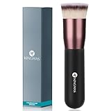 KINGMAS Premium Make Up Pinsel, Kabuki Foundation Pinsel für Grundierung Flüssigkeiten, Mischen, Cremige, Pudrige, Rouge, Puder, Tupfen, Mineralpuder