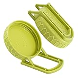 Keimdeckel – Bohnensieb, 9 cm Sprossen-Kit – 2 Stück luftdichte, geruchlose ABS-Keimschalen, nachhaltige breite Öffnung für Luzerne, Brokkoli und Gemüseanbau, ideale Küche, Garten