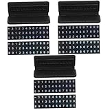 iplusmile 3St Parkplatz Nummernschild parkplatzschild parkschild autotisch Auto nummernschild autoentfeuter aman Auto zubehör Handy-Zubehör Auto versorgung Fahrzeugzubehör Aluminiumlegierung