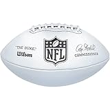 Wilson American Football NFL DUKE METALLIC EDITION, Mischleder, Offizielle Größe, Silber, WTF1827XB