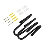 VICASKY 2 Stück Hook Up Wandgitarrenhalter Gitarrenwandhaken Board Display Wandhalter Surfbrett Wandhaken Surfbrett Befestigungswerkzeug Ständer Skateboard Verstellbarer