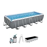 Bestway Pool-Set, rechteckig, 21 ft x 9 ft x 52 Zoll oder 6,40 m x 2,74 m x 1,32 m