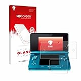 upscreen Schutzglas für Nintendo 3DS Schutzfolie Panzer Folie Glas [Extrem Kratzfest 9H, Anti-Fingerprint, Ultra-Transparent]