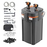 VEVOR Aquariumfilter, 264 GPH, 3-stufiger Behälterfilter, 75 Gallonen, ultra-leiser Aquarium-Innenfilter mit UV-Schutz, Tauchleistungsfilter mit mehreren