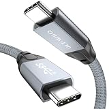 USB C Kabel auf USB C 20Gbps 100W 240W 2m, USB C 3.2 Gen2 x 2 Datenkabel, PD 3.1 EPR eMarker Schnelllade, 5K60Hz 4K144Hz 2K240Hz Videoübertragung für Laptop, Handy, Steam Deck, Tablet, SSD, Monitor