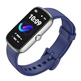 anyloop Fitness Tracker Watch with Heart Rate Blood Oxygen Sleep Monitor, IP68 Waterproof Step Counter Watch Sport Activity Tracker Pedometer, Fitness Watches for Women Men Kids (Blue)