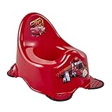 keeeper Cars Babytopf, Ab ca. 18 Monate bis ca. 3 Jahre, Anti-Rutsch-Funktion, Adam, Kirsch-Rot