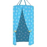Duschzelt Toilettenzelt Duschkabine Camping, Klozelt Umkleidezelt Mobile Umkleidekabine Outdoor Duschkabine Rund, Duschschirm Duschvorhang Rund Dusch Zelt, Camping Mobile Duschkabine 80x200 cm A