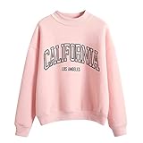 2024 Valentinstagsgeschenk, Sweatshirt für Damen, bedruckt, Sweatshirt, Top, langärmelig, lässig, Bluse, Temperament, Pullover, Top, Flügel-Top, Damen, RD2, XL