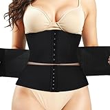 Quilax 1 Stück Damen Waist Trainer,Korsage Bauchweg Damen,Taille Trainer,Korsett Bauchweg Corsage,für Körperformung,Sport,Abnehmen,Shapewear Gurt Nach Geburt(Größe M)