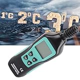 Headerbs Digitales Hygrometer, Luftfeuchtigkeitsmesser mit Data-Hold-Funktion, LCD-Display, Temperatursensor für Industrielabore und Weinkeller