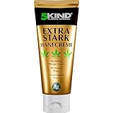 5kind Extra Starke Hanfcreme 100ml - Hochkonzentriertes Hanföl und Arnika-Creme - zur Massage von Gelenken & Muskeln, unterem Rücken, Knien, Nacken & Schultern - Reich an natürlichen Extrakten
