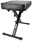 RockJam Premium Adjustable Padded Keyboard Bench or Digital Piano Stool
