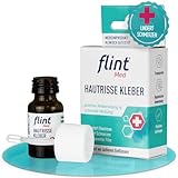flint Med Hautrisse Kleber, 7ml – Flüssigpflaster reduziert Hautrisse und lindert Schmerz, flüssiger Verband bildet schützenden Film auf der Haut, schnelle Heilung, auch für Fingerrisse