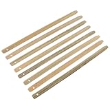 ABOOFAN Griffe aus natürlichem Bambus für Handfächer, 8 Stück, Zubehör für Handarbeit, glatte Griffe und einfach zu installieren, geeignet für tragbare Ventilatoren