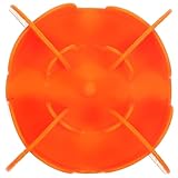 Happyyami Langsamer Zubringer Tierfutterbehälter Slow-Feeder-Schalen Für Welpen Schöner Hundenapf Langsam Fressender Hundenapf Kleiner Pet Bowl Slow Feeder Orange Kieselgel