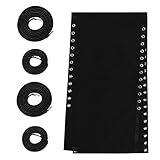 Walopola Ersatz-Sonnenliege, Universal-Stoff, Ersatzbezug für lange faltbare Gartenausflüge, mit 4 Seilen, zusammenklappbarer Liegestuhl + Seil