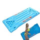 Poolpongos-Set – Bierpong-Set | Aufblasbarer Schwimmring für den Pool | Pool-Party-Sets für Erwachsene und Familienpools Beers Lounge Pongs aufblasbar mit CE Sets