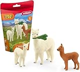 schleich 42544 Alpakafamilie, für Kinder ab 3+ Jahren, WILD LIFE - Spielset