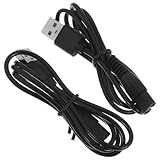 Housoutil USB Ladekabel 8 Förmiger Stecker für Elektrorasierer 2 Stück Gummiert Hitzebeständig Stromkabel für Rasiererladegerät