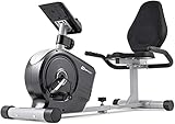 Hop-Sport Liegeergometer HS-2050L – Sitzergometer mit 8kg Flywheel System silber