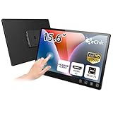 GeChic Touch Monitor 15 Zoll(15,6 Zoll) T152C Kapazitiver Touch Monitor mit 2 HDMI-Eingängen(KVM-Switch)& Anti-Fingerprint-Beschichtung, 1080P VESA-Wandhalterung, Industrie-PC/Raspberry Pi