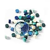 KFGISD, 100 Stück Vintage-Siegelwachs-Siegelbohnen for Basteln, for Hochzeitseinladungen und for Versiegeln von Umschlägen – Wachsstempelperlen in Premiumqualität,Briefmarken-Wachssiegel