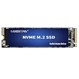 GAMERKING 1 TB M.2 NVME SSD 2280 PCIe 3.0 Gen3x4, internes Solid-State-Laufwerk bis zu 3000 MB/s, 3D-NAND-Flash-M-Keye, geringer Stromverbrauch, Upgrade-Speicher für Desktop, Laptop, PS5