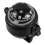 HIAKDOFT Automobil kompass Kugel aus Robustem Abs Präzise Navigation für Auto Boot Caravan und LKW Multifunktional Einfache Bedienung Geeignet für Armaturenbrett und Outdoor Navigation
