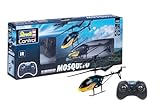 Revell Control, RC Helicopter Mosquito, 2-Kanal IR-Fernsteuerung, Gyro-Stabilisierung, LED Frontbeleuchtung, Ersatzrotoren Inklusive, LiPo Akku und Ladegerät, Länge 21 cm, Ab 8 Jahren