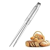 Lebensmittel-Servierzangen | Utensilien aus Edelstahl, rutschfest und robust, Zange zum Kochen auf dem Grill | für Camping, Haus, Gastronomie, Grillen, Picknick, Buffet, Outdoor, Restaurant