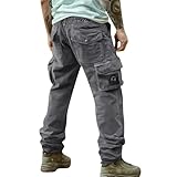99 Cent Angebote Schneehosen Männer Herren Cargo Hose Casual Outdoor Wandern Jogger Sportliche Hose Loose Straight Leg WorkoutSweatpants mit Multi Pocket Herren Sweatshirt