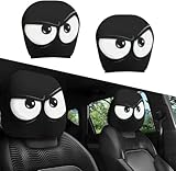 GUOLEIOO Auto Sitzbezüge Auto Kopfstütze für Autositze, für Mercedes-Benz M-Class ML 350 W164 ML 420 W164 ML 550 ML 280 Zubehör Lustig Kopfstützenbezug Set, Atmungsaktiver Kopfstützenbsezug