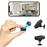 KUIYIXUE Mini Kamera - Überwachungs Kamera - 1080P HD Innen Kamera - WiFi Kamera,Bluetooth-Paarung,Echtzeitansicht über die Smartphone-App,Große 1000mAh-Batterie,Bewegungserkennung,Nachtsichtfunktion