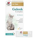 Doppelherz Gelenk Complex für Katzen – Mit essentiellen Omega-3 Fettsäuren + Vitamin E – 25 Licks