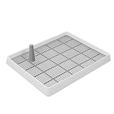 BESTonZON Dickes Kompaktes Hundetrainingstablett aus Kunststoff Wasserdichtes Spritzgeschütztes Welpen tablett mit Hohem Geeignet für Kleine Haustiere Hygienisch und Langlebig im Haushalt