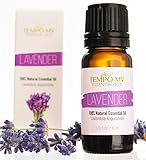Lavendelöl BIO - 100% rein und natürlich, unverdünnt, therapeutische Qualität. Ätherisches Lavendelöl - Lavandula Angustifolia - für Aromatherapie - Diffuser und Körperpflege - Lavender Oil (10 ml.)