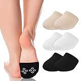 Yolev Füßlinge Damen 9 Paar Rutschfeste Vorfußsocken Silikon Dot Unsichtbare Socken Zehensocken Damen Mädchen Ballettschuhe High Heel Socken