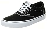 Vans Damen Doheny Sneaker, Schwarz ((Canvas) Black/White 187), 39 EU
