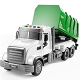 JUKUDAHU Müllwagen Spielzeug für Kinder 3-5 Jahre – Müllauto, Reibungsantrieb Recycling Truck Spielset mit Ton und Licht, Stadtauto Spielzeug Geburtstagsgeschenk für Jungen Mädchen 5-8 Jahre