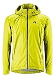 Gonso Save Therm, Herren Fahrradjacke, Wasserdichte Regenjacke, Wasserdicht bis 10.000 mm & winddicht, G-Tex, Warme Primaloft Silver Insulation, Weite Passform, PFC-frei, Gelb, Gr. XXL