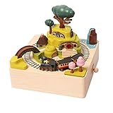 Wooderful Life Spieluhr aus Holz | Frühlingszug | 1039911 | Handkurbel handbemaltes aufwändiges Design | Exquisit mit kleinem beweglichem Magnetteil | Spielt - Parade der Holzsoldaten