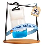 ONBEST XXL Luftentfeuchter Beutel 10x500 ml Beutel - Luftentfeuchter Set zum Aufhängen – Schrank Granulat Entfeuchter gegen Feuchtigkeit, Schimmel & Gerüche – Raumentfeuchter Schrank-entfeuchter