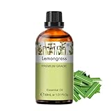 PHATOIL Zitronengrasöl Ätherisches Öl Reine 30ML, Ätherische Öle für Diffuser Erstklassige Qualität, Aroma Duftöl Zitronengras Öl für Kerzen, Duftlampe, Luftbefeuchter