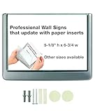 Durable Türschild Click Sign, 149 x 105,5 mm, zum Ankleben oder Anschrauben, graphit, 486137