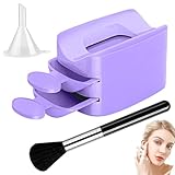 Dip-Pulver-Tablett – Doppelschichtige Puderschale, tragbares Puder-Tablett | Nageltechnologie für Nageltechniker und Heimwerker, Hand- und Strass- und Edelsteindekoration, hält Pulver organisiert und