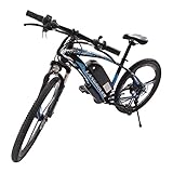 WUPYI2018 E-Bike 26 Zoll E-Mountainbike Mit 48V/10AH 21-Gang Elektrofahrrad Ausdauer 250W Motor 25km/h 20-30KM E-Fahrrad für Herren Damen
