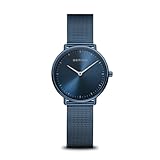 BERING Damen Uhr Quarz Movement - Ultra Slim Collection mit Edelstahl und Saphirglas 15729-397
