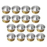 jojofuny 25 Stück Wachs Schmelzschalen Aluminium Folie Rund Hitzebeständig Großvolumig Wachswärmer Zubehör für Haarentfernung zu Hause und Salon